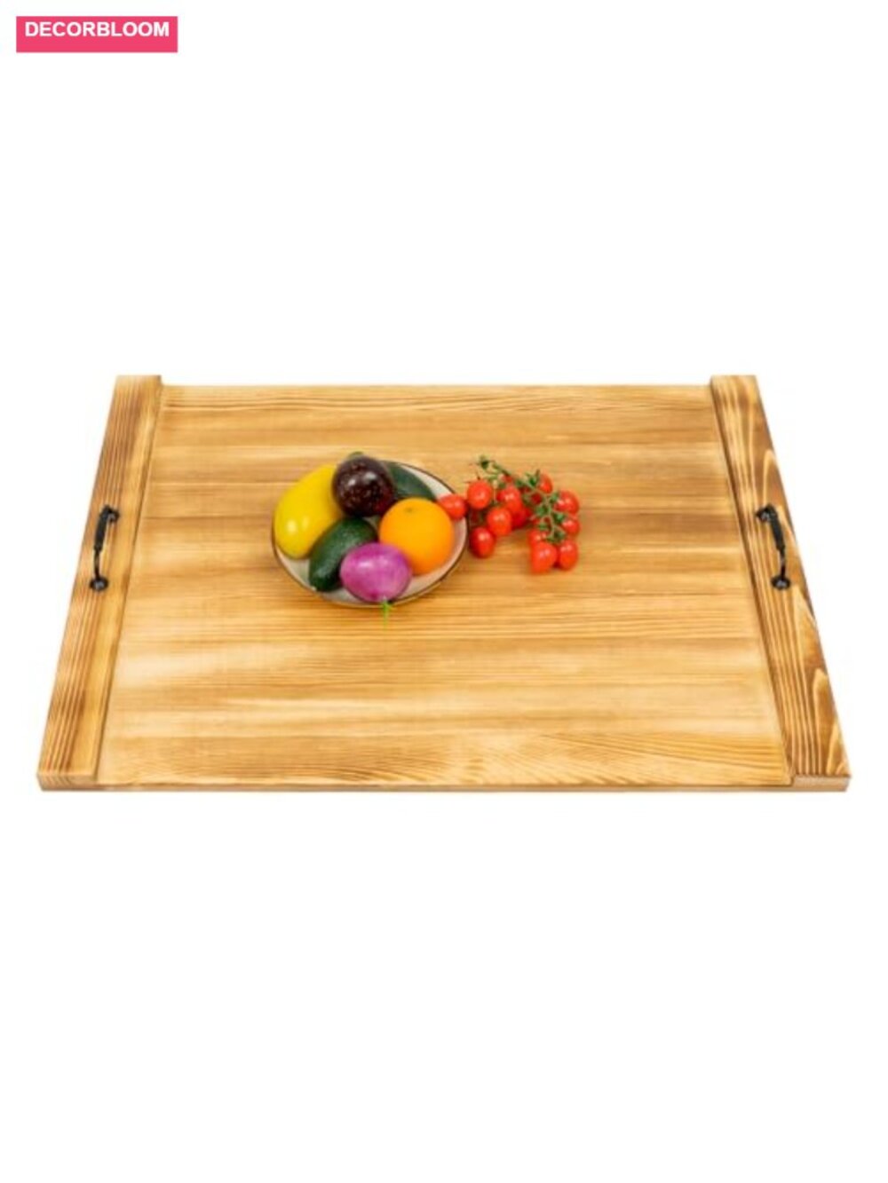 Pine Wood Stove Top Cover Board with Handles 30x22 Inch Sink Cover